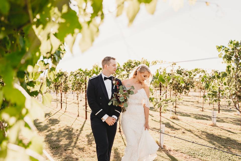 Vineyard aggie wedding