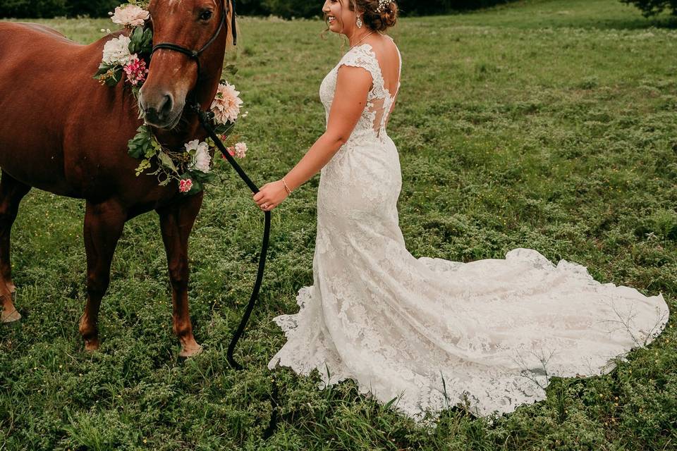 Flower horses