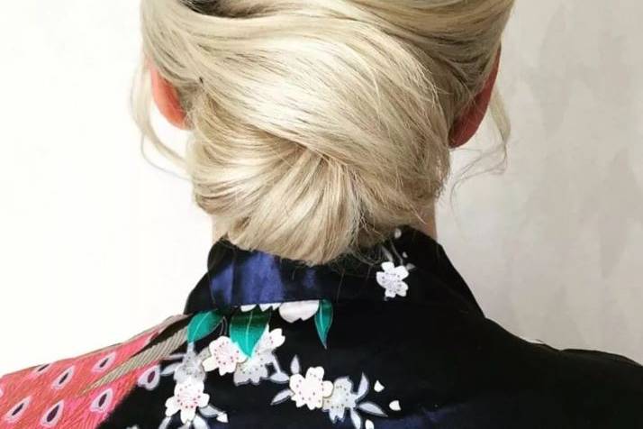 Chic and modern updo
