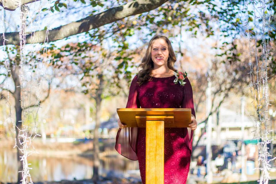 Your wedding officiant