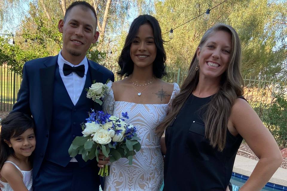 The groom with a poem