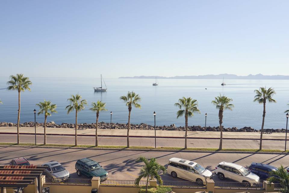 The beach