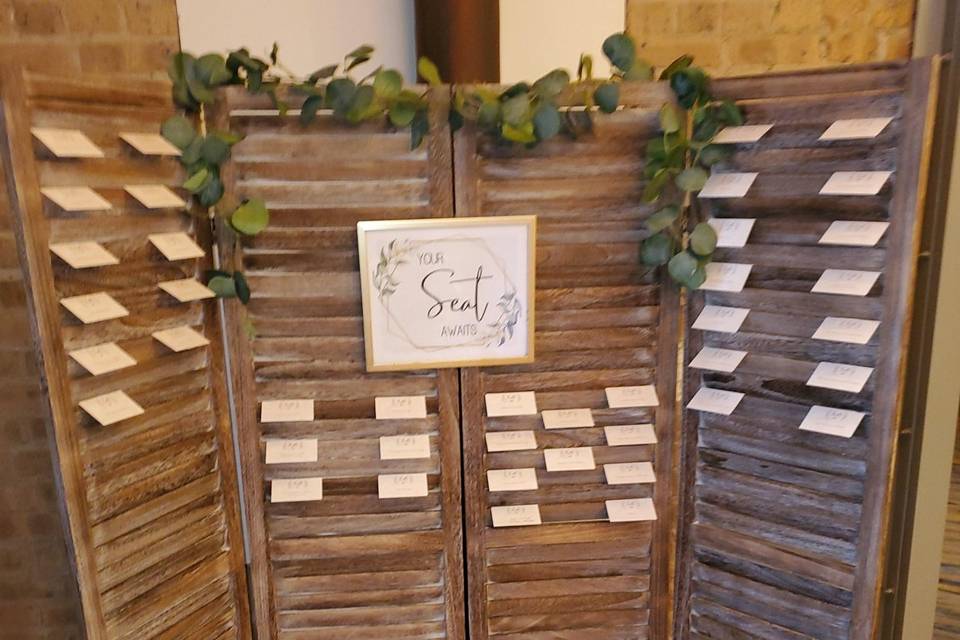 Reception Placecards