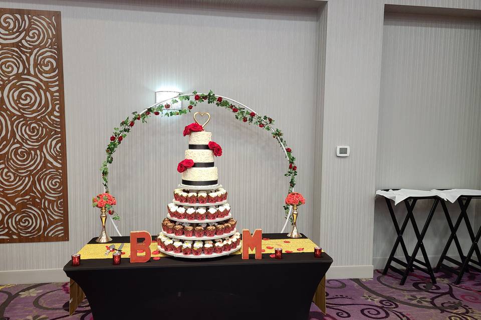 Cake Table with Hoop