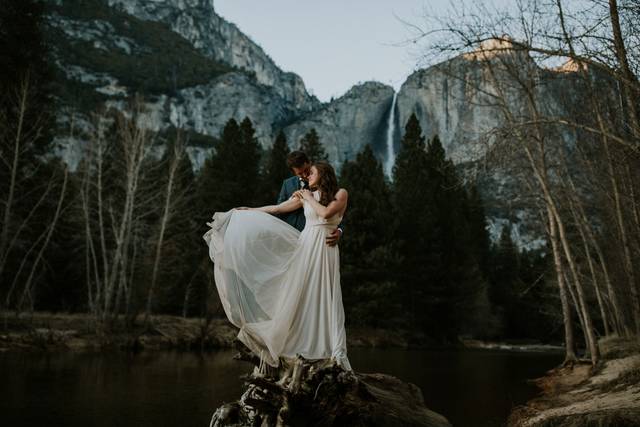 Posing in nature