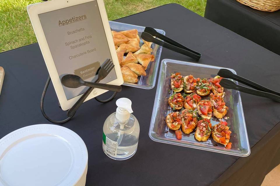 Sharing bruschetta