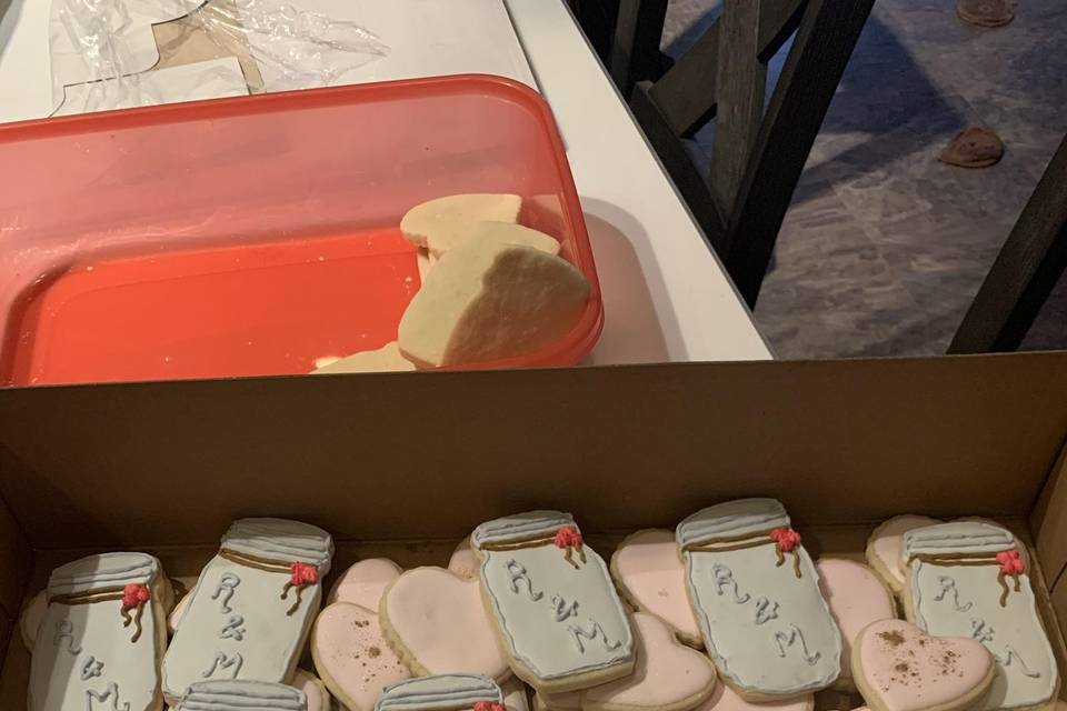 Bridal shower cookies