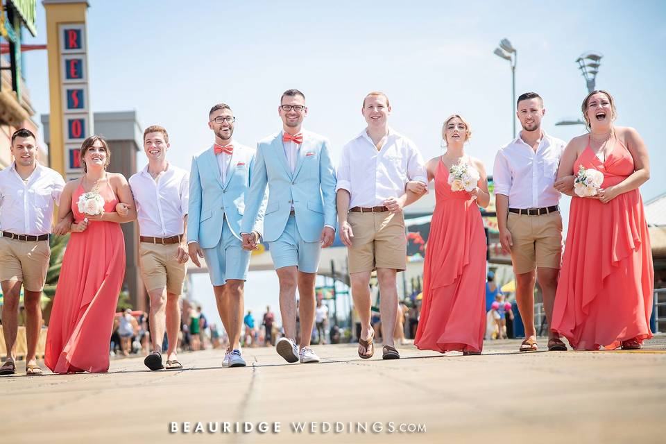 Wedding Crew Strutting