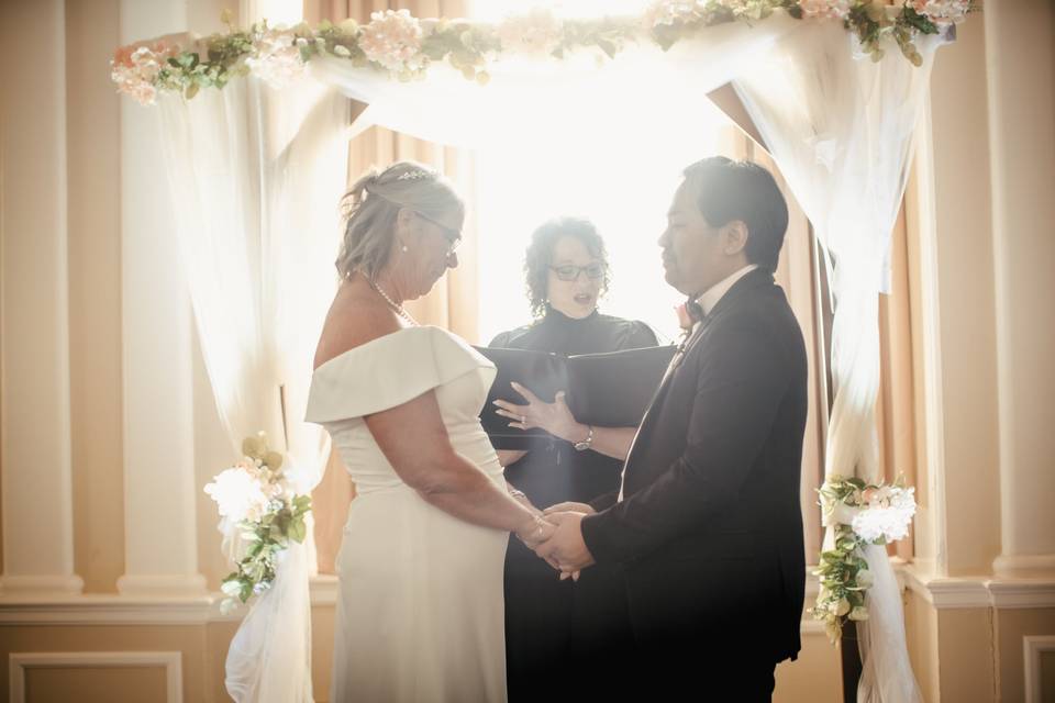 Bride: Ceremony Arrival
