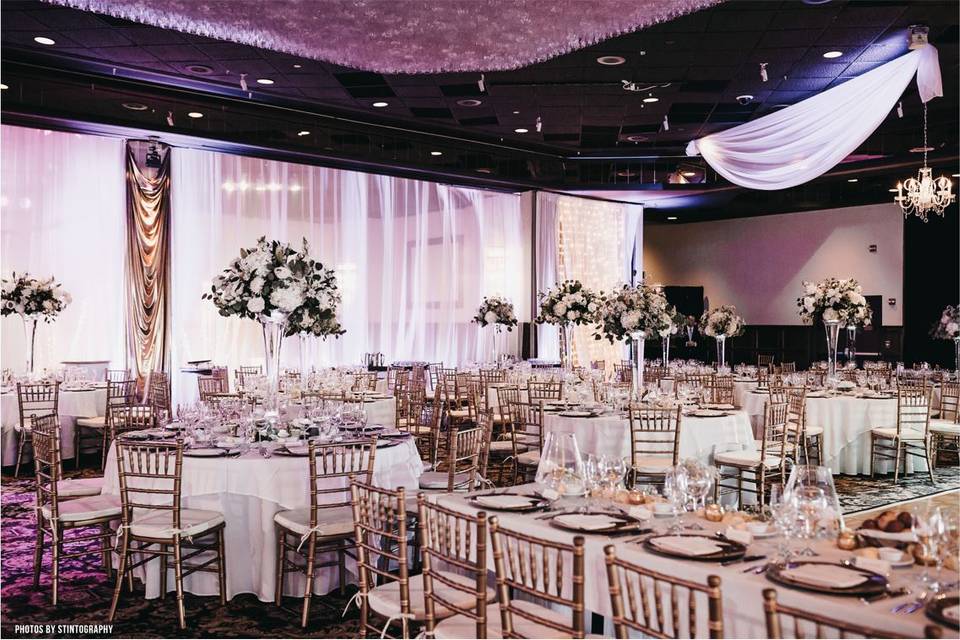 Reception Setup-Ocean Ballroom