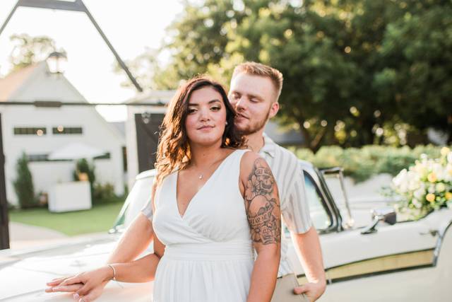 Couple with car