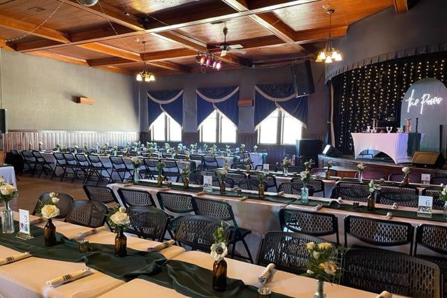 Seating for 150 guest
