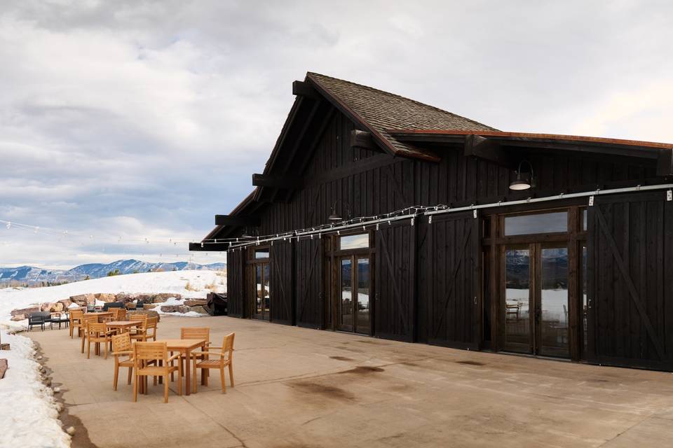 Patio in Winter
