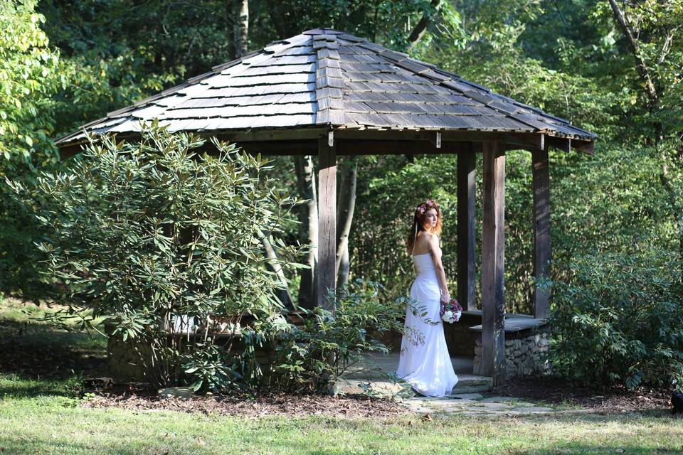 Bride at Gazebo