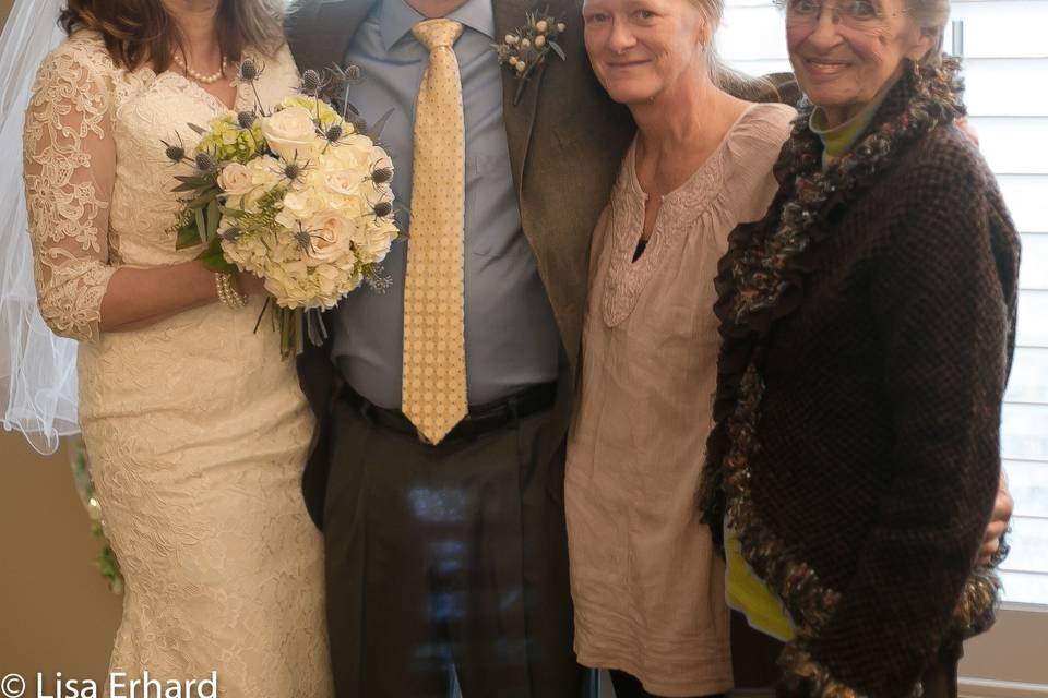 Group shot/ Just married!