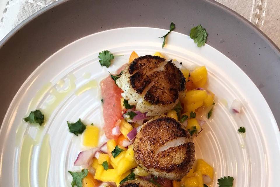 Citrus Scallops