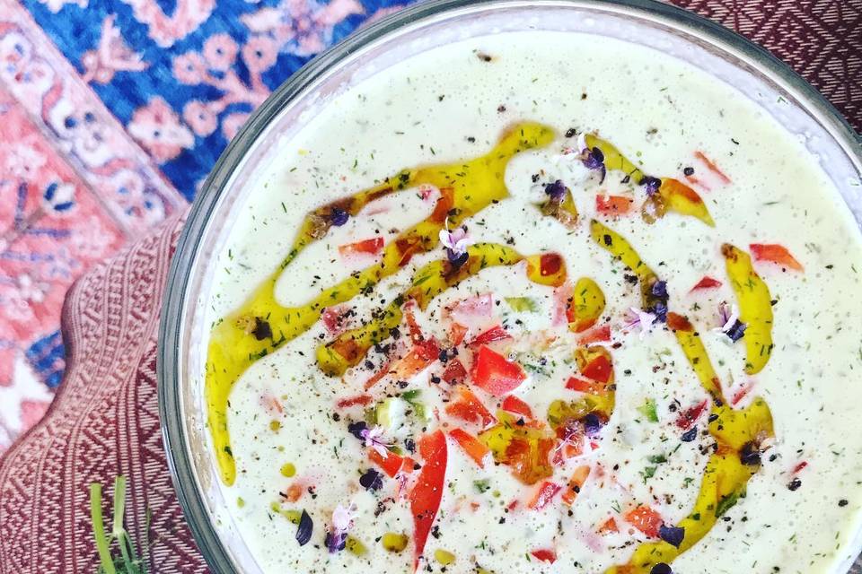 Cucumber Yogurt Soup