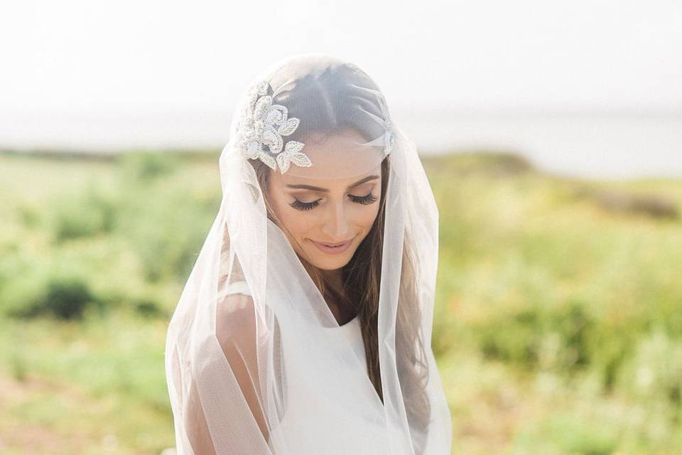 Veil with cap