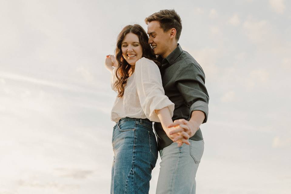 Couple engagement photos