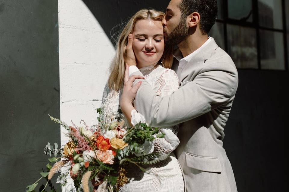 Virginia wedding couple