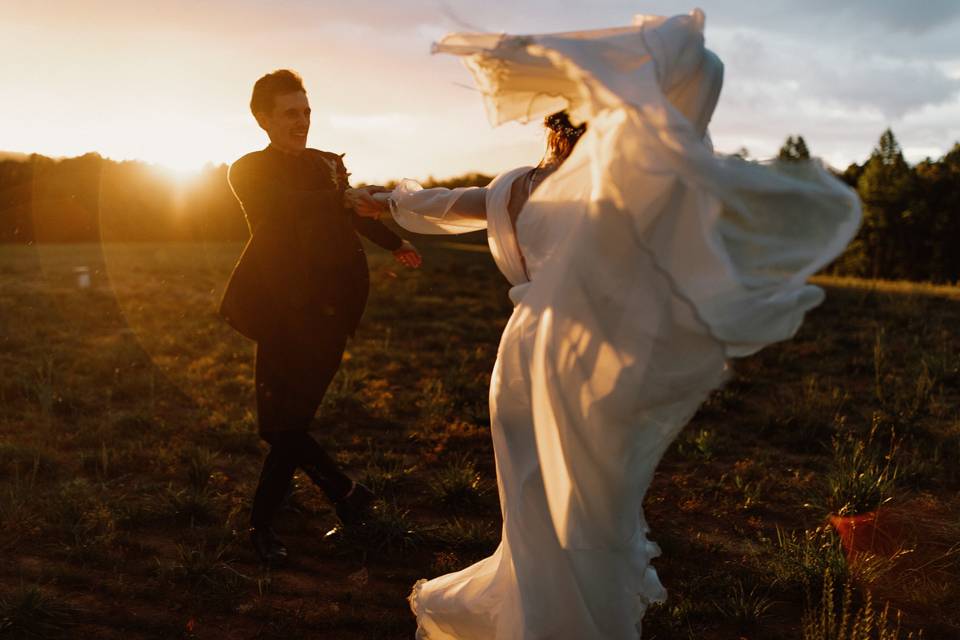 Sunset Wedding Photos