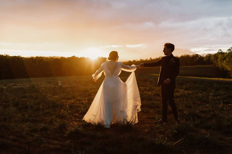 Sunset Wedding Photography