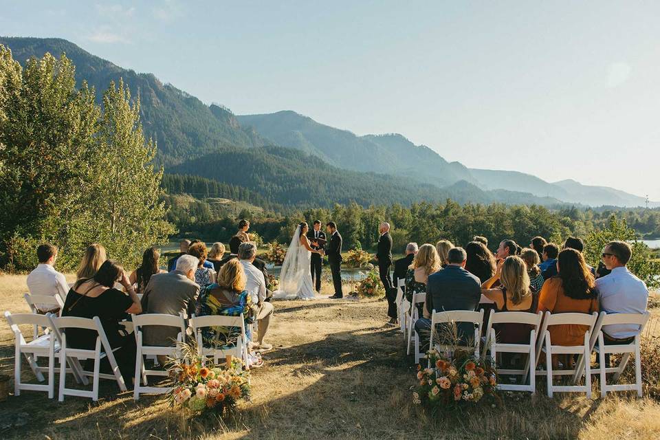 Ceremony Full at the Cove