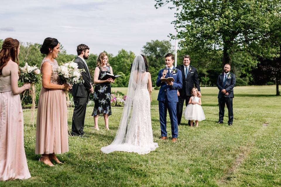 Garden ceremony