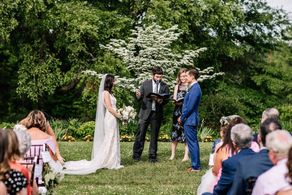 Garden ceremony