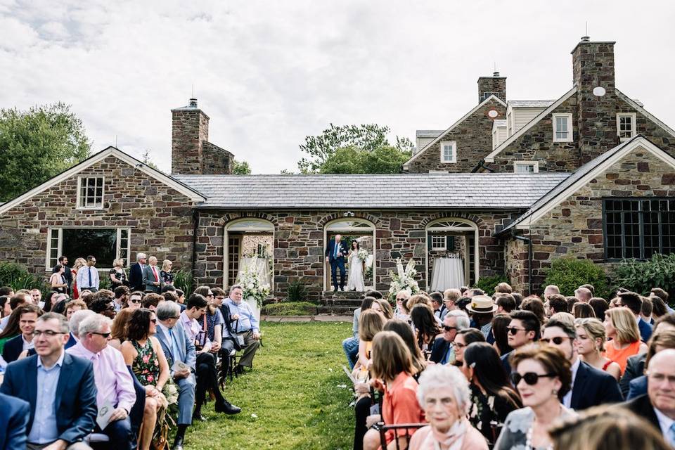 Outdoor ceremony