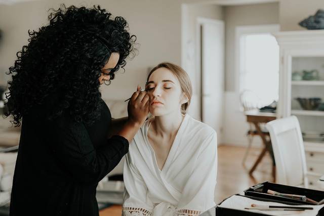 Day-of makeup