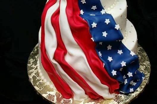 American eagle concept cake