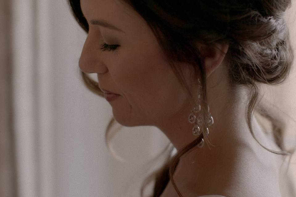 Bridal jewelry earrings