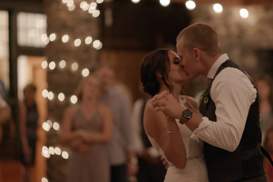 First dance kiss