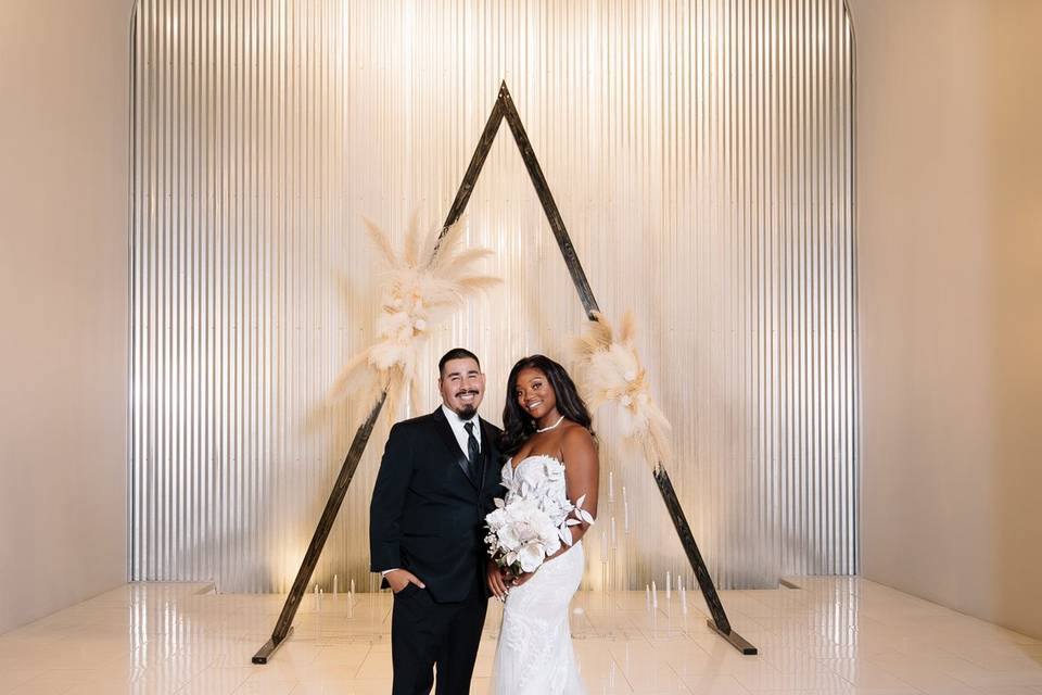 Bride an Groom