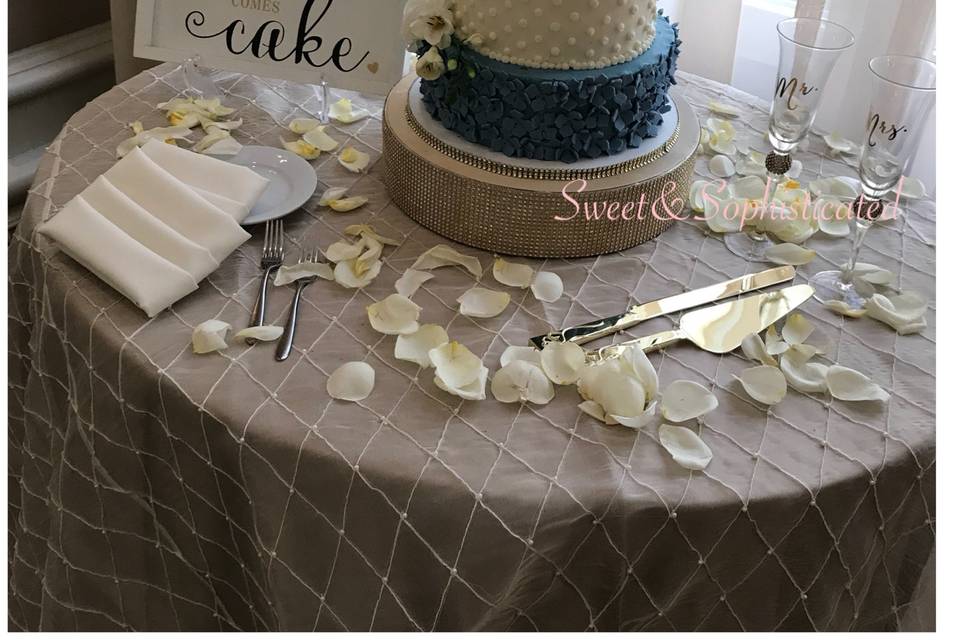 Slate Blue Wedding