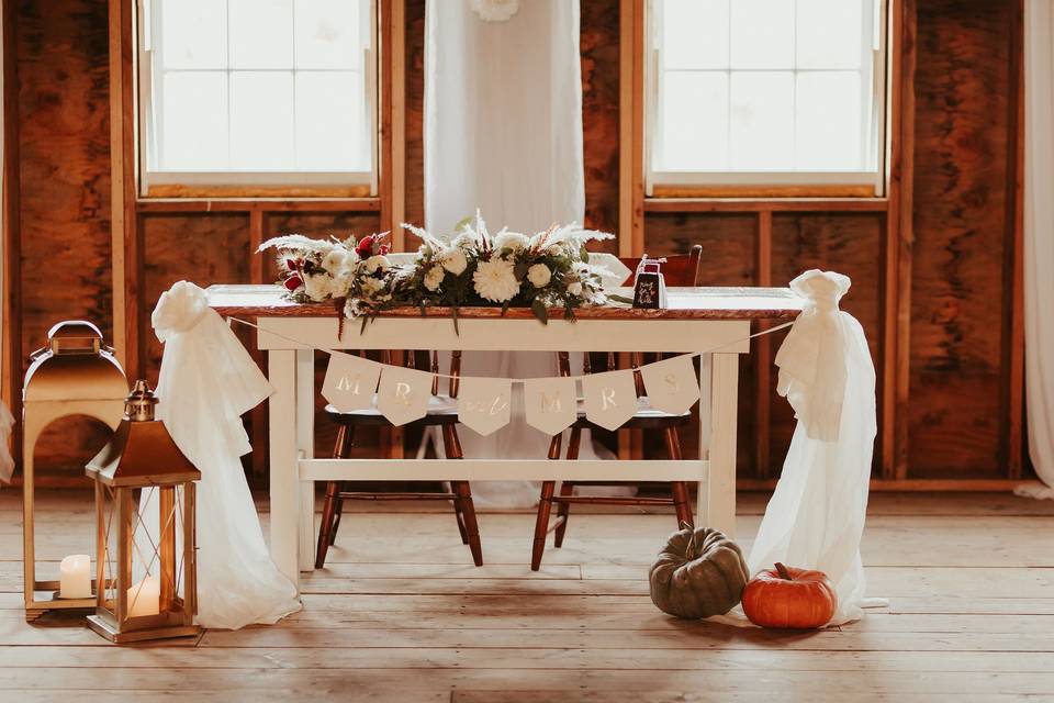 Sweetheart Table