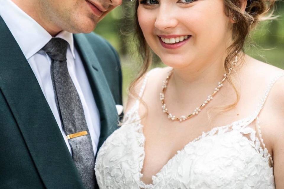 Soft Bridal Makeup and Hairsty