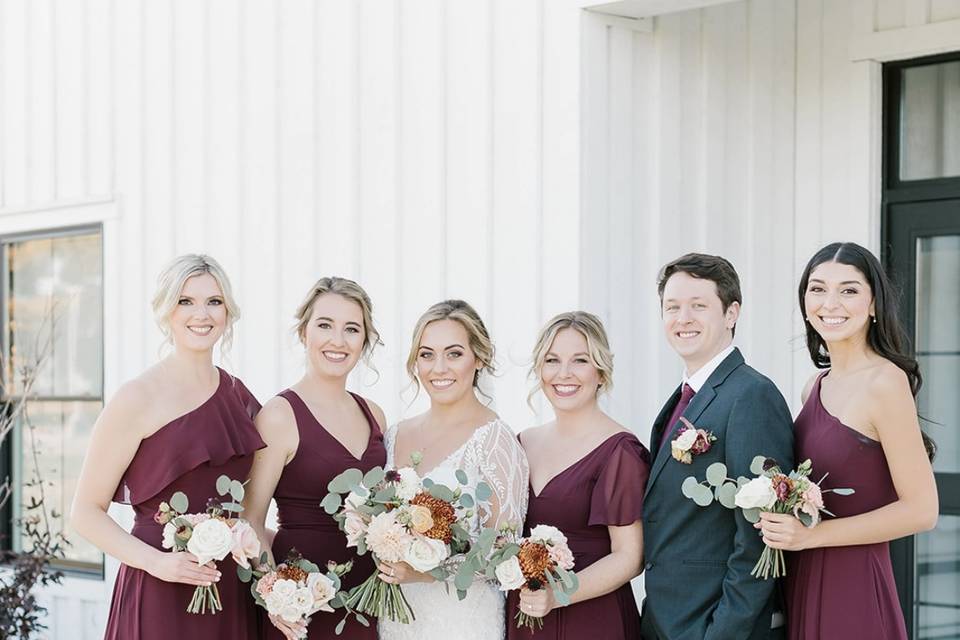 Bridal Party Hair and Makeup