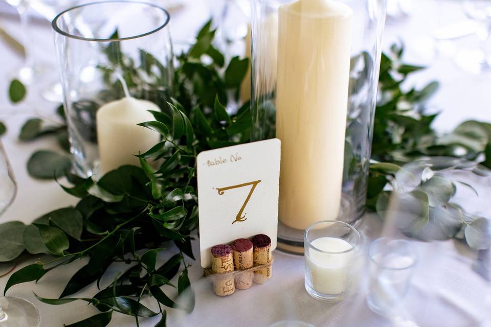 Table number detail