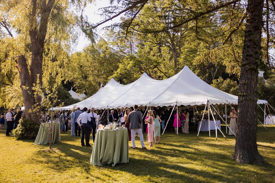 A three tent wedding