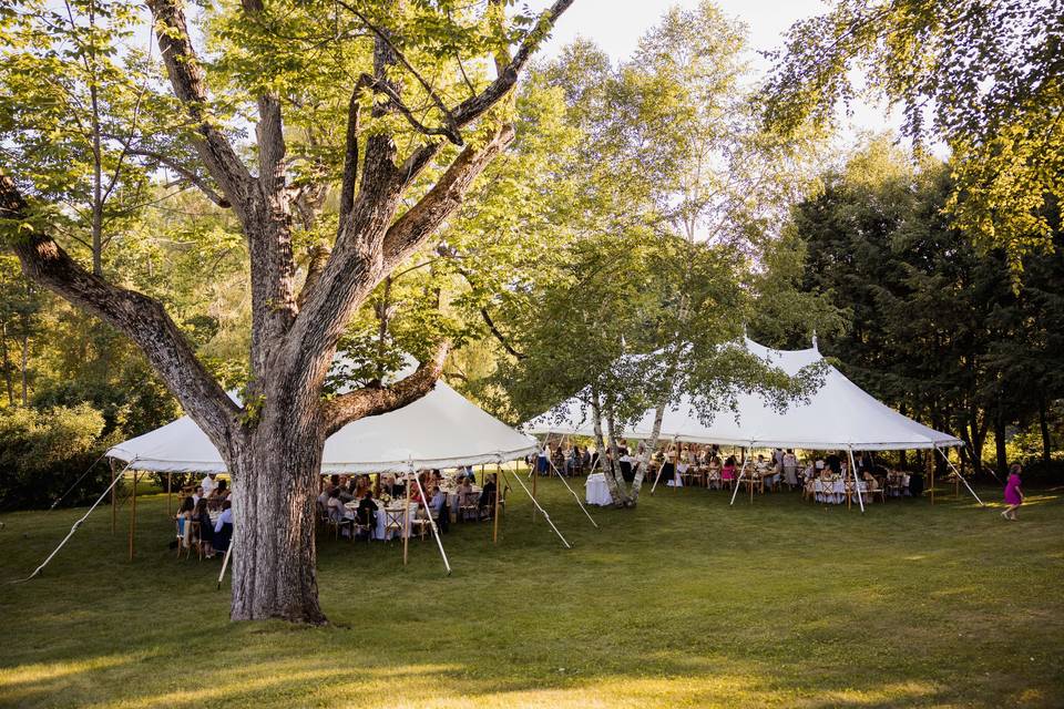 A three tent wedding