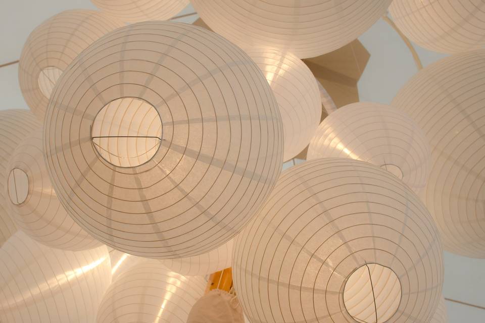 White lanterns