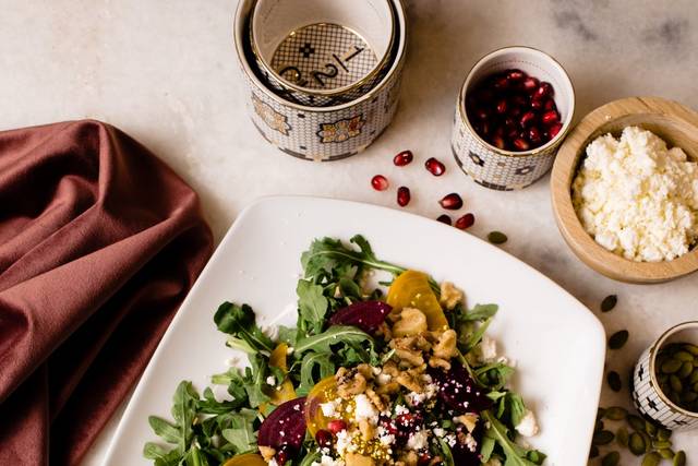 Red and Golden Beet Salad