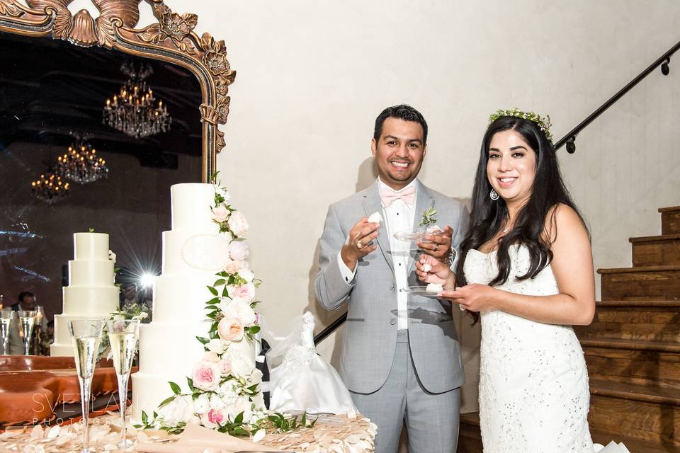 Cake cutting ceremony