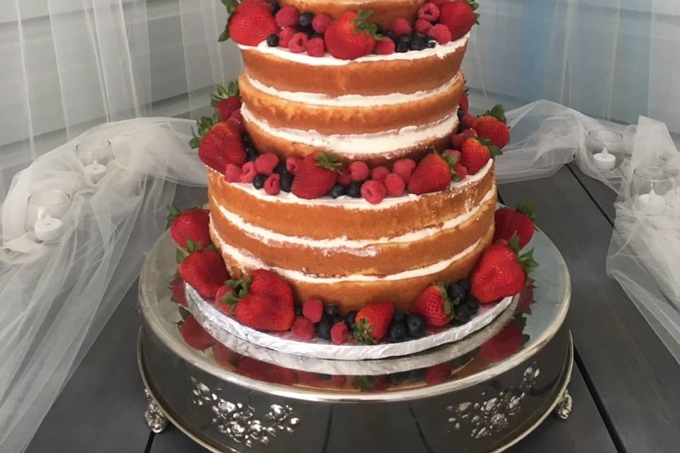 Naked cake