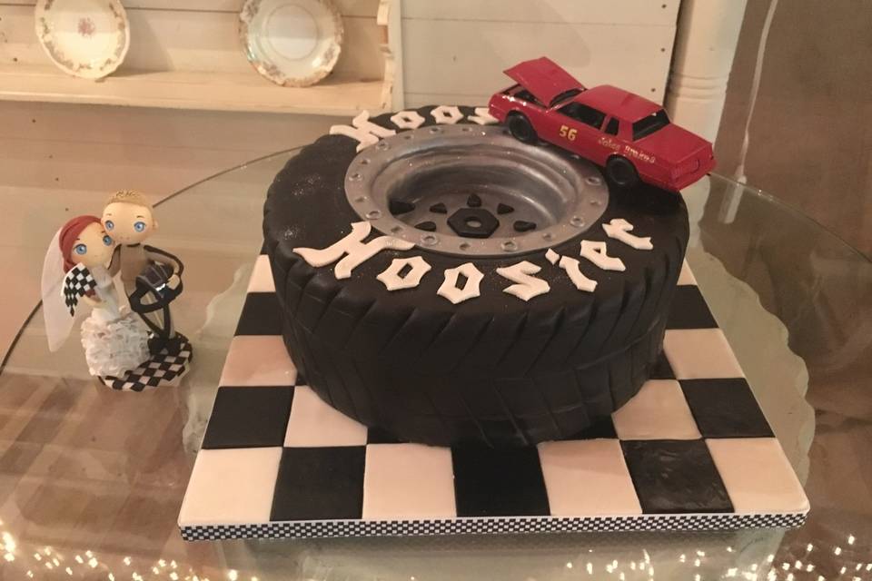 Tire cake