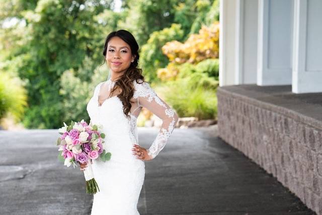 Soft side bridal hair