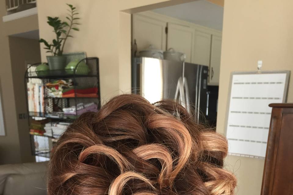 Textured curls