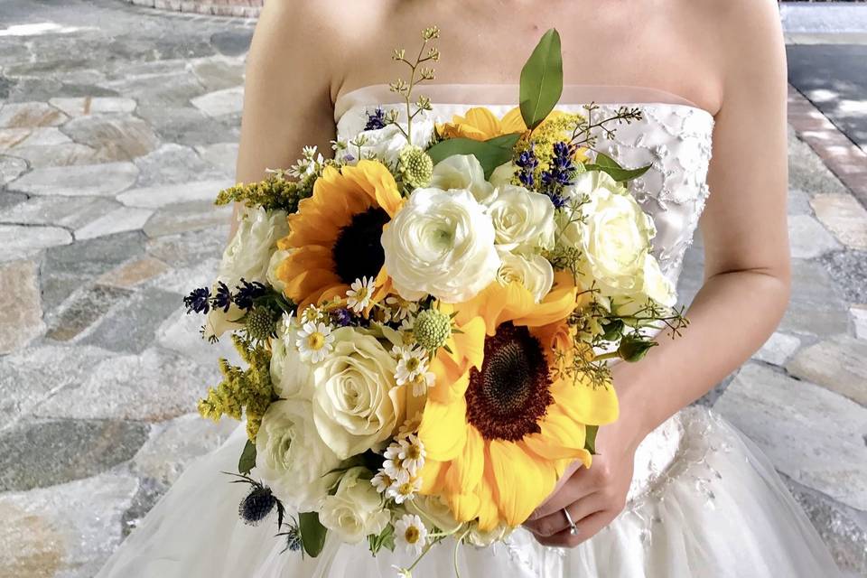 Sunflowers for the special day